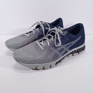 Asics Gel Quantum 180 4 Athletic Shoes Men 12 Blue Gray Running 1021A104